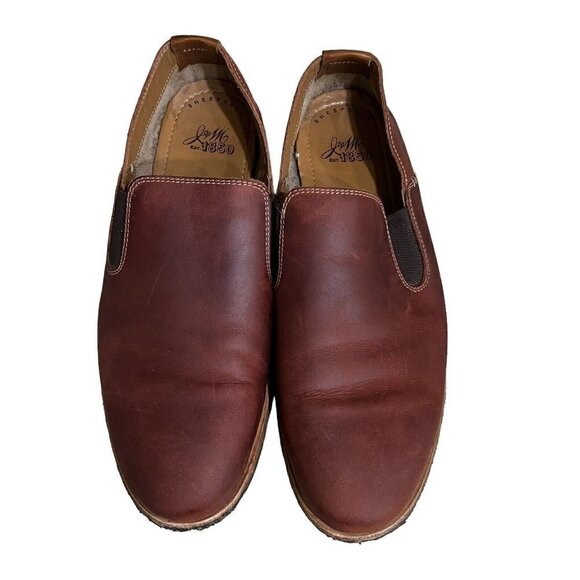 J&M EST 1850 LOAFERS MENS SIZE 10M SLIP ON SHOES DRIVING LOAFERS - Picture 8 of 13